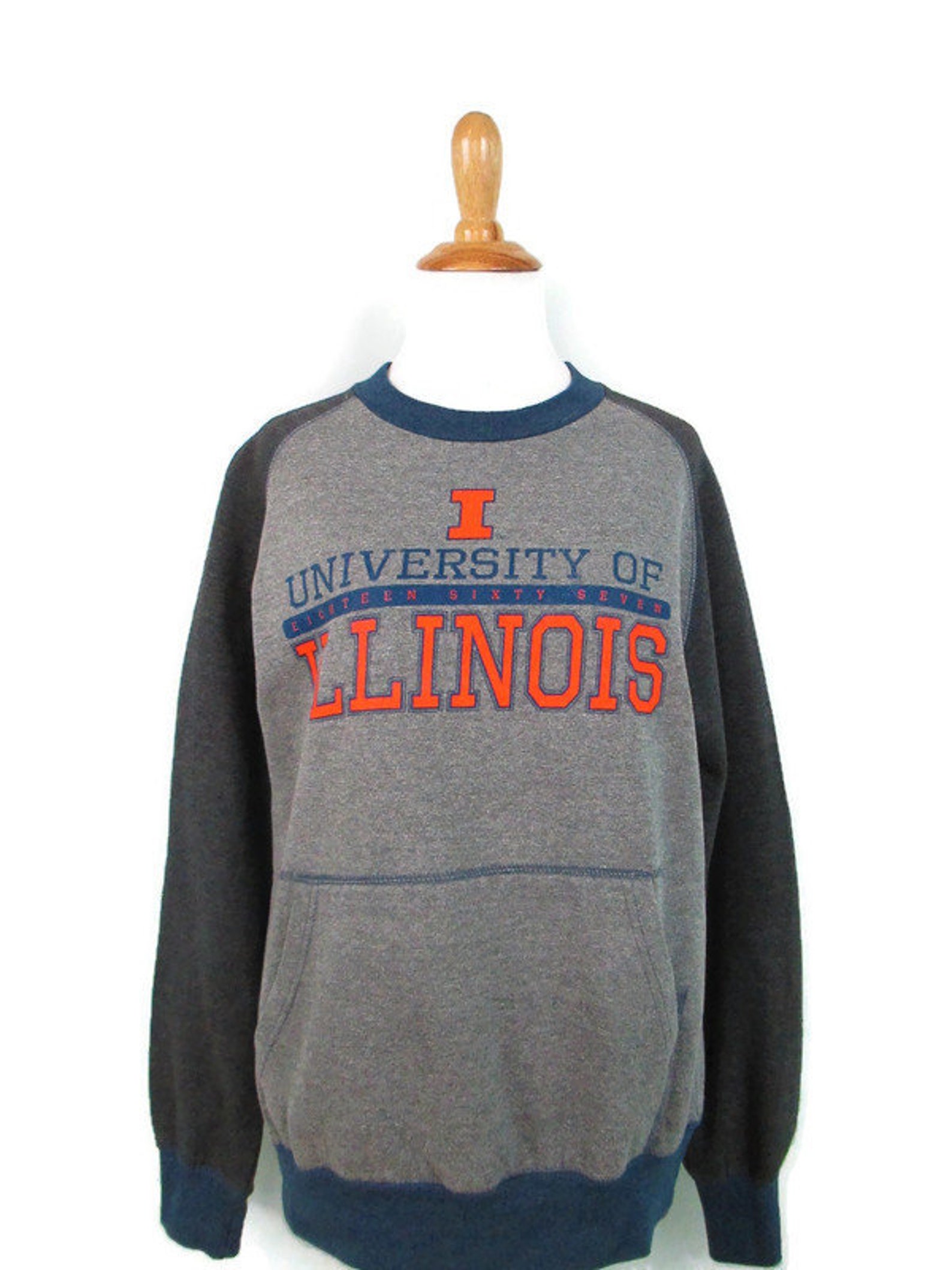 Vintage University of Illinois Sweatshirt Adult Medium Raglan | Etsy