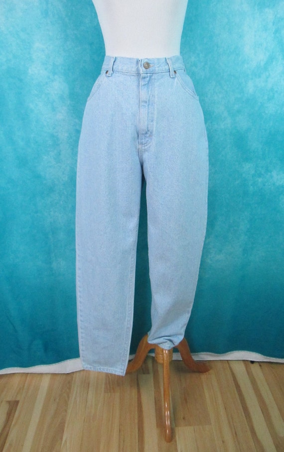 Lee Light Wash 14 Medium Vintage Jeans High Rise … - image 2