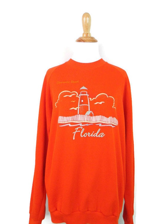 Vintage 1980's Florida Lighthouse Sweatshirt 80's… - image 2