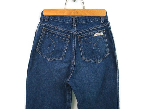 1980's High Waist Calvin Klein Jeans Distressed F… - image 5