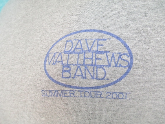 Vintage Dave Matthews Band Summer Tour 2001 Shirt… - image 3