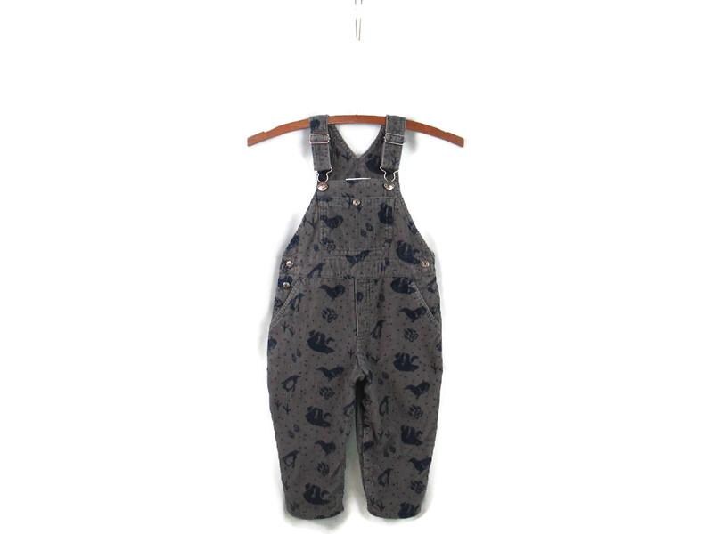 gymboree ヴィンテージ　総柄　small サロペット　古着 gymboree ヴィンテージ 総柄 small サロペット 古着