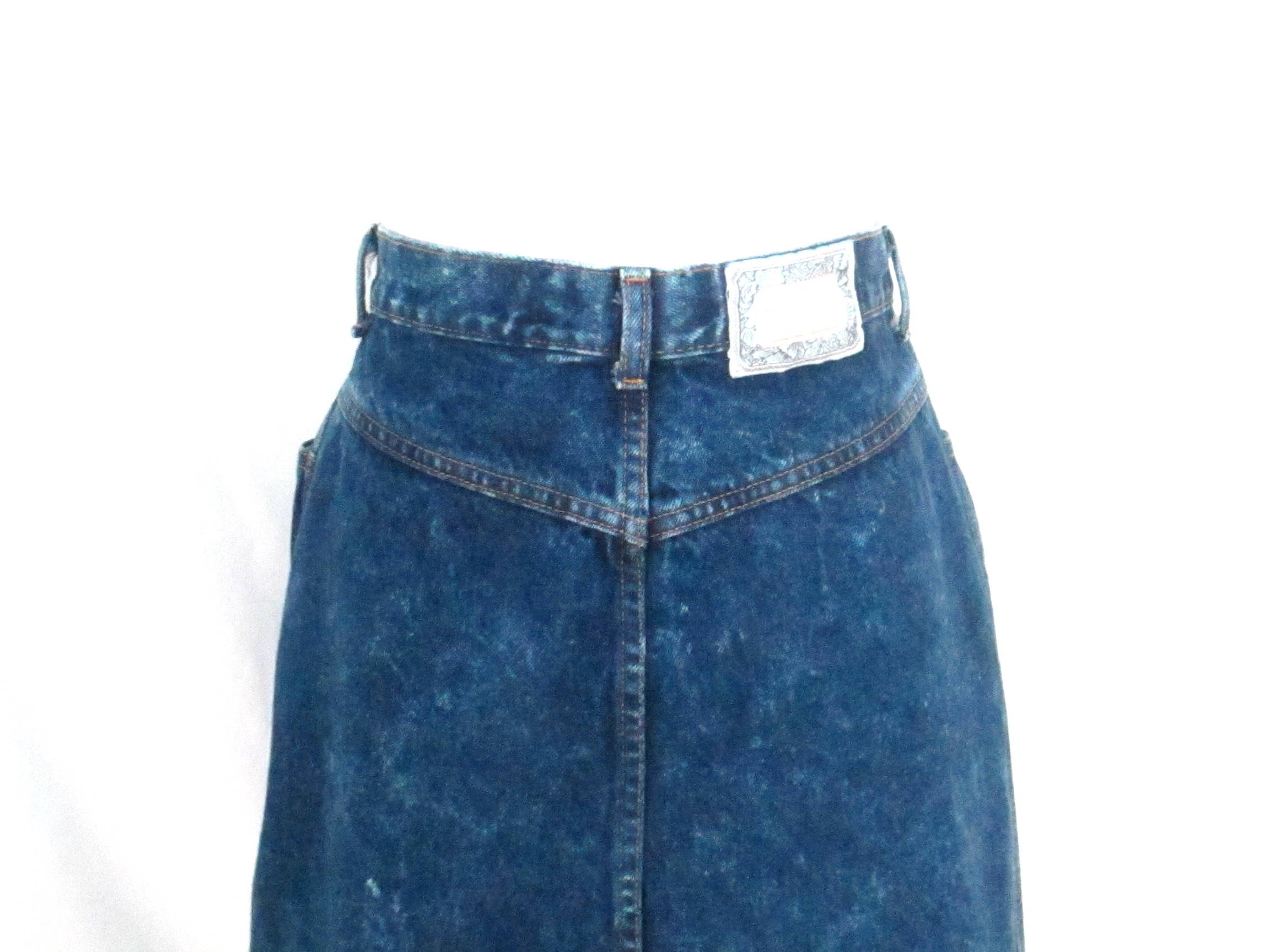 Vintage 90's Bonjour Denim Skirt 1990's Blue Jean - Etsy