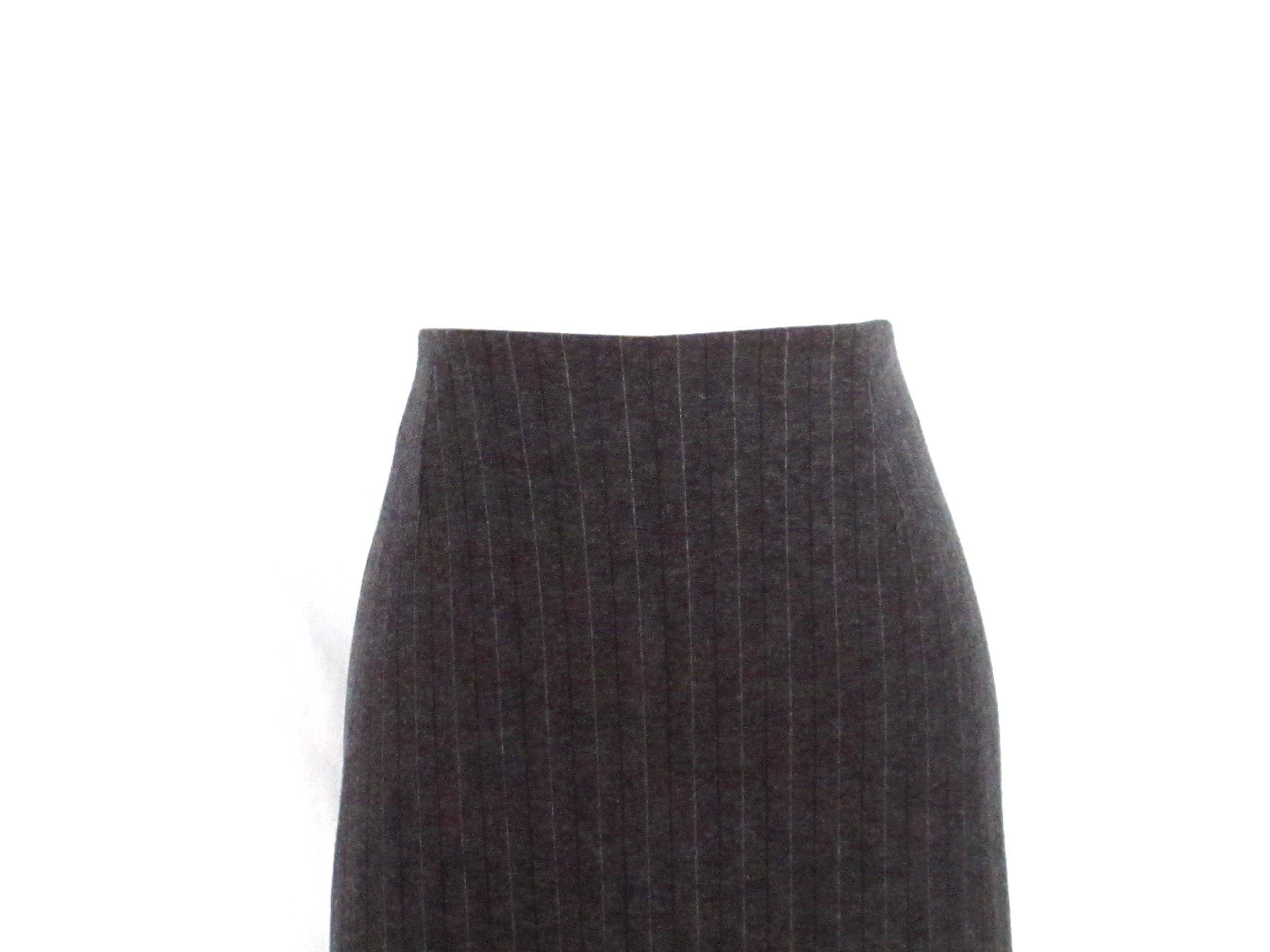 1990's Gray Pinstripe Mini Skirt Vintage Charcoal Gray - Etsy