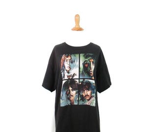 The Beatles Vintage Graphic T-shirt Adult Large - Etsy