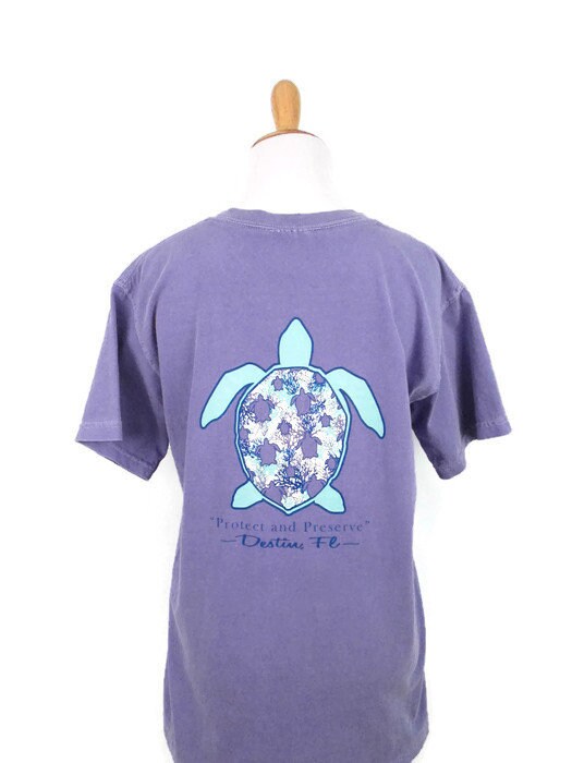 Vintage Destin Florida T-shirt Florida Sea Turtle Preservation - Etsy