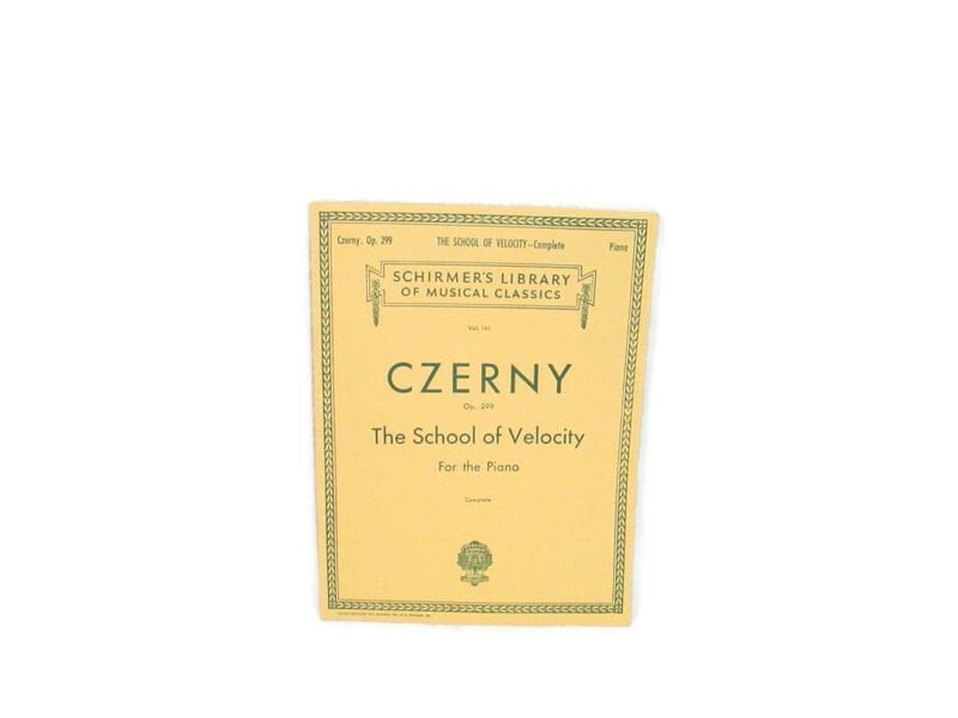 Czerny Op 299 Vol 161 the School of Velocity for the Piano