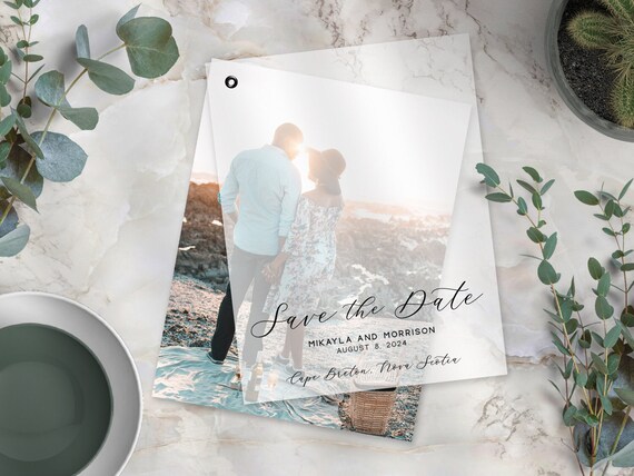 Custom Wedding Save-the-Date Cards | Vintage Prints - View #3