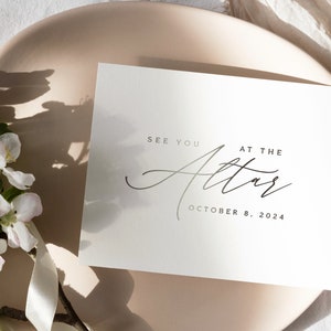 Carte à l'autel le jour du mariage - cartes de mariage le jour - carte en aluminium pour les mariés - STELLA