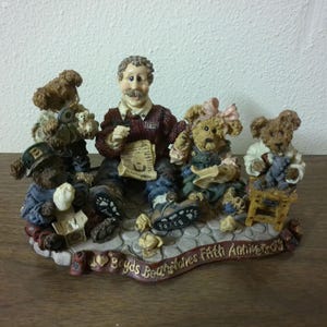 Boyd&#39;s Bears Folk Stone Collection, Noah and Co. Ark Builders