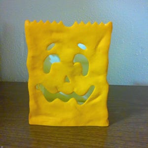 Vintage Partylite Jack-O-Lantern Luminary