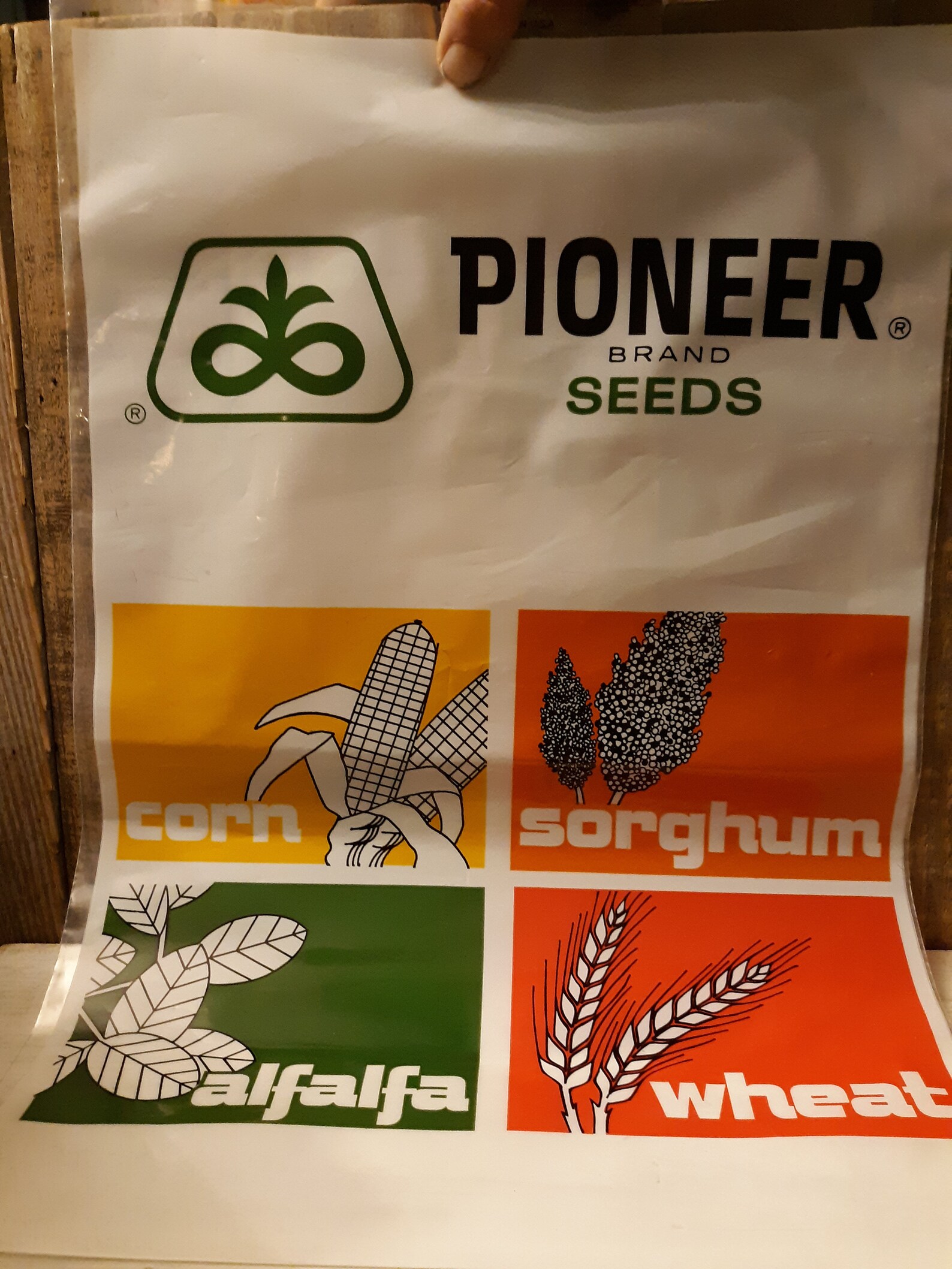 Pioneer Seed Corn Heavy Plastic Sack Etsy