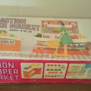 Zestaw do zabawy Vintage Sears Action Super Market