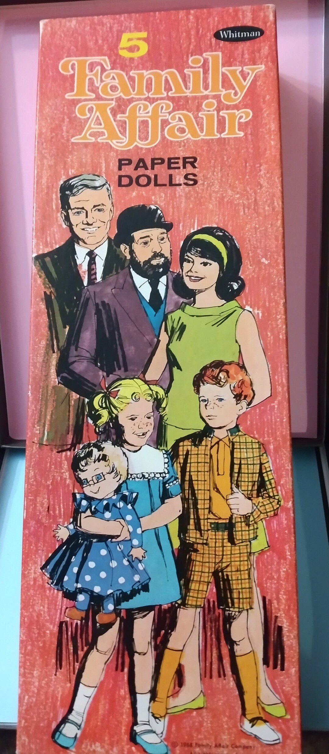 Vintage 1968 Family Affair Paper Dolls, Complete, Good Condition Etsy