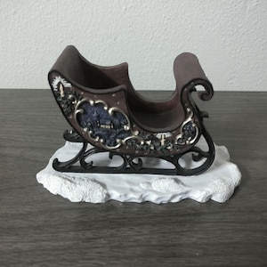 Vintage Pipka Reflections of Christmas Starlight Sleigh