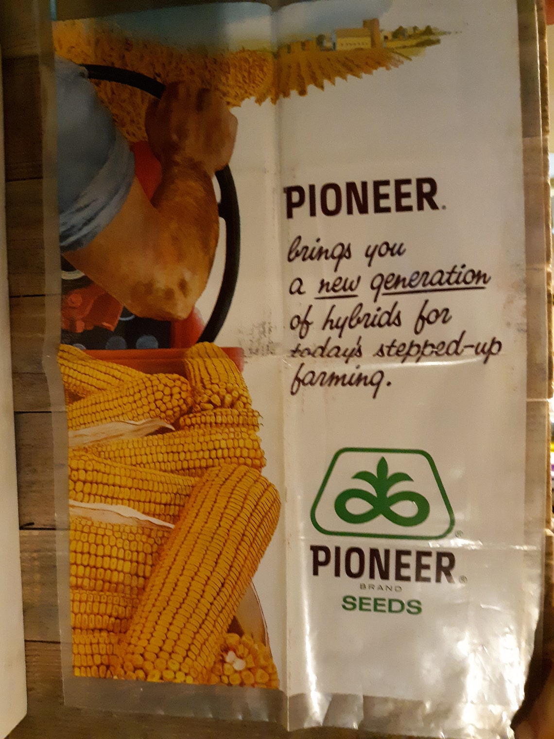 Vintage Pioneer Seed Corn Plastic Sack 3 Etsy