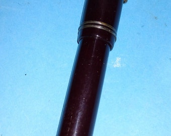 Vintage Waterman Fountain Pen, Burgundy 14K Nib