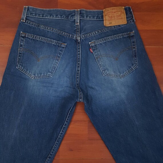 90's Highwater Levi's 501 Jeans Fit Like 32W 27L | Etsy