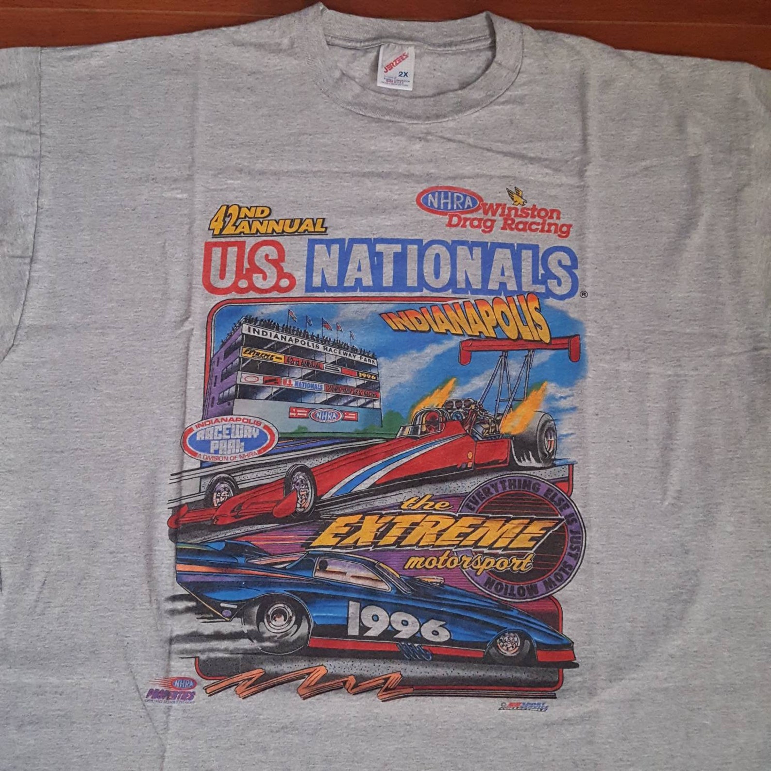 1996 NHRA Drag Racing US Nationals Fit Like XXL Jerzees | Etsy