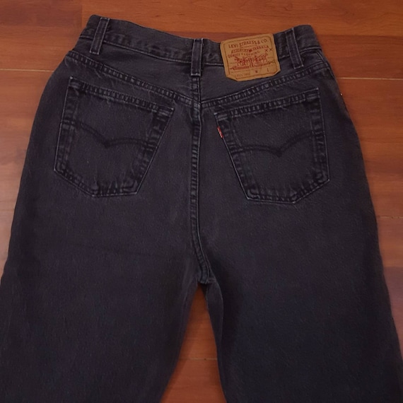90's Black Women's Levi's 501 Jeans - Fit Like Tig