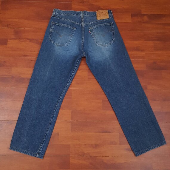 90's Highwater Levi's 501 Jeans - Fit Like 32W 27L - … - Gem