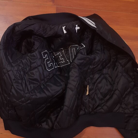 80 S Raiders Bomber Jacket Fits Like Small Made In The Etsy