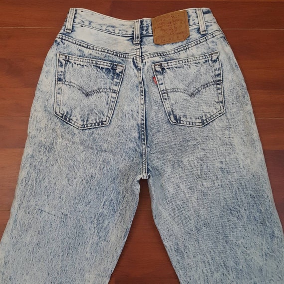 Amazing 80's or 90's Women's Levi's 501 Acid Wash