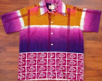 70's Funky Hawaiian Shirt - Sears Hawaiian Fashions
