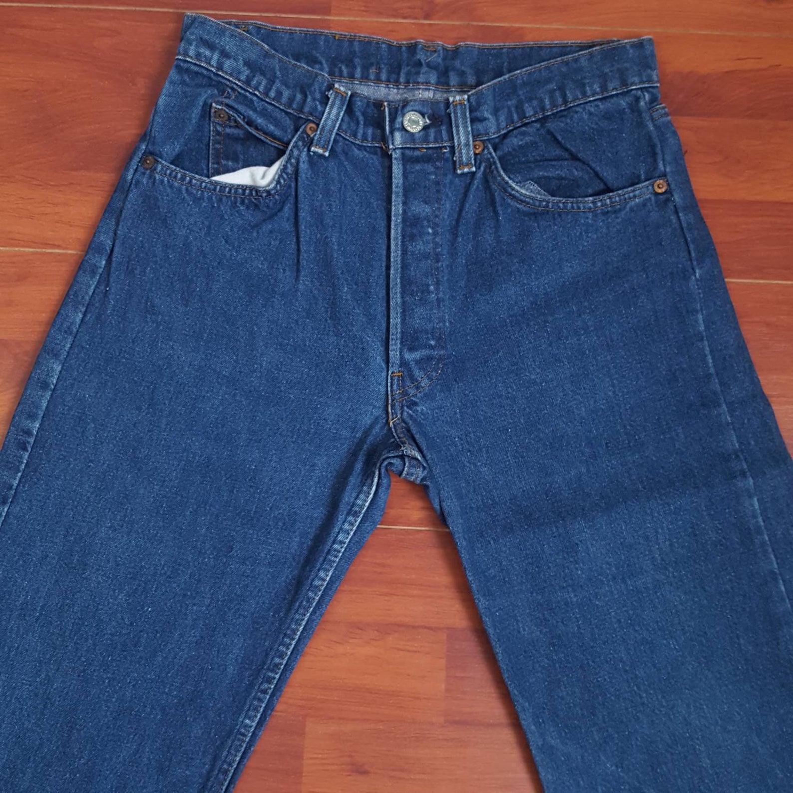 80's Medium Dark Levi's 501 Jeans Fit Like 31W 32L - Etsy