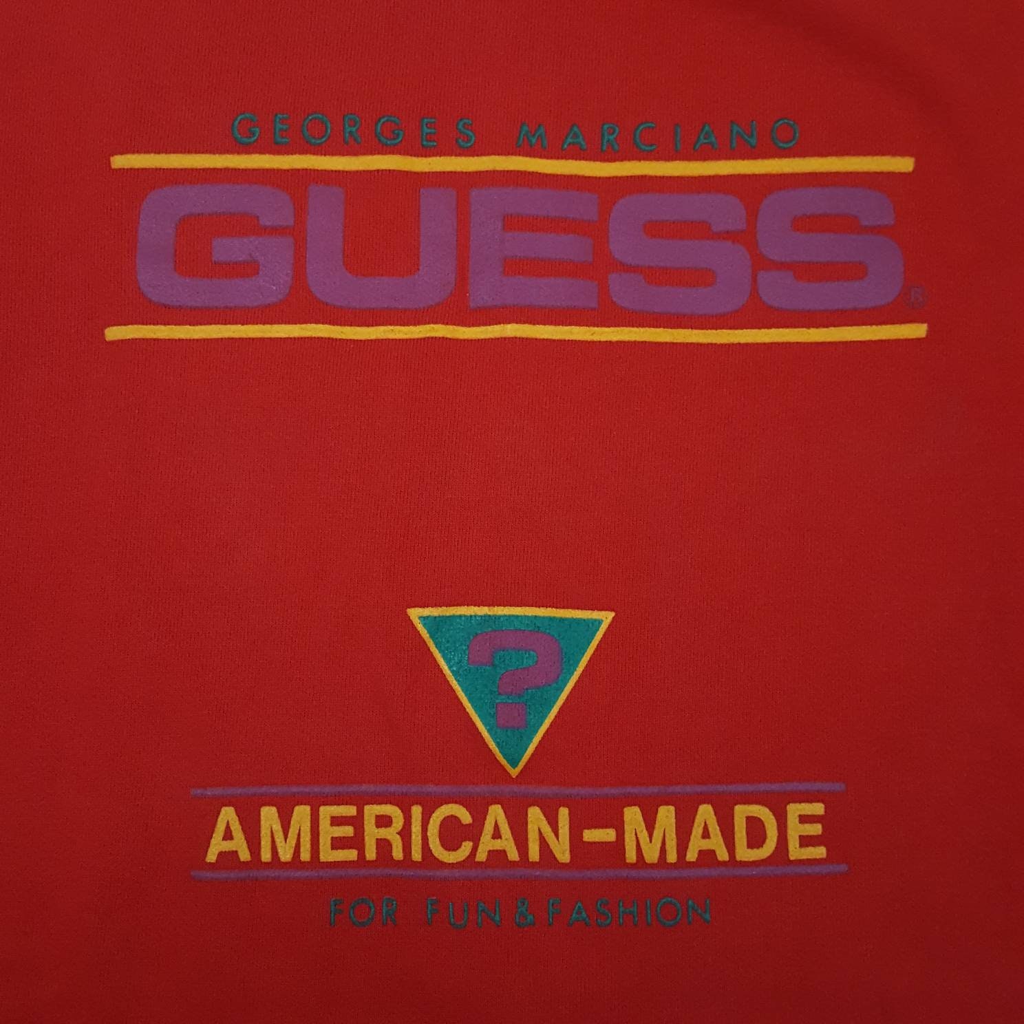 1980's Rare Guess One Size Fits All Sweatshirt Vintage - Etsy