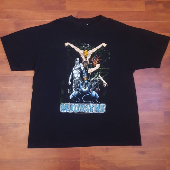 2000 Mudvayne Band Tee - Fits Like XL - Anime Supe