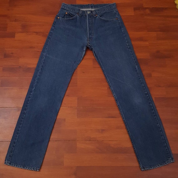 70's/80's Dark Wash Levi's 501 Jeans - Fit Like 3… - image 3