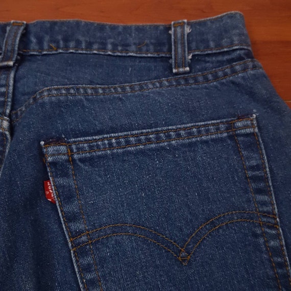 70's/80's Dark Wash Levi's 501 Jeans - Fit Like 3… - image 5