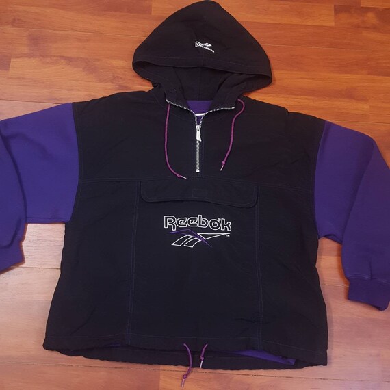 reebok hoodie purple