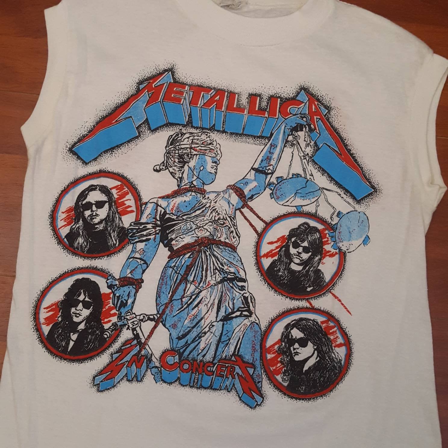 1988 Metallica Live on Tour and Justice for All Women's -  Denmark