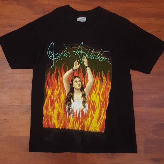 1989 1990 Janes Addiction Ritual De La Habitual T-