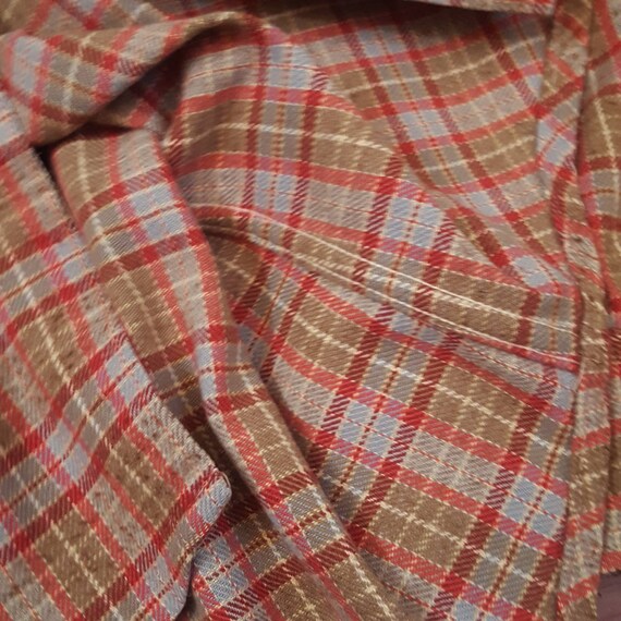1970's Eddie Bauer Flannel Shirt - Fits Like a Me… - image 8