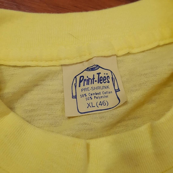 70's Faded Yellow Mustang Ranch Quality Control S… - image 4