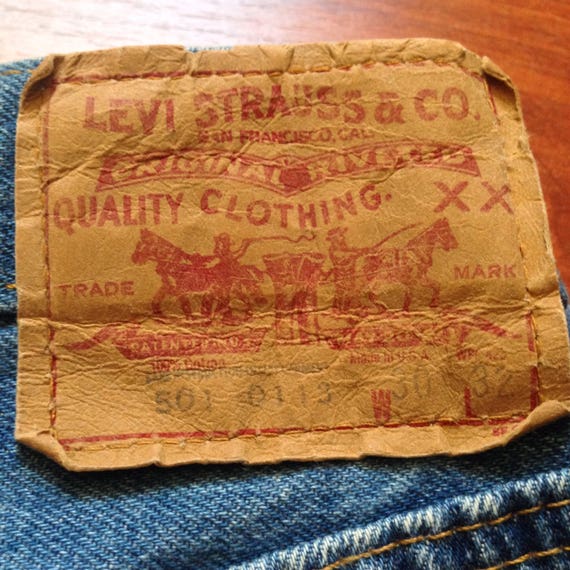 80's Levis 501 - Made in USA - 30W 31.5L - Vintag… - image 5