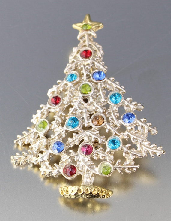 Weiss christmas on sale tree pin