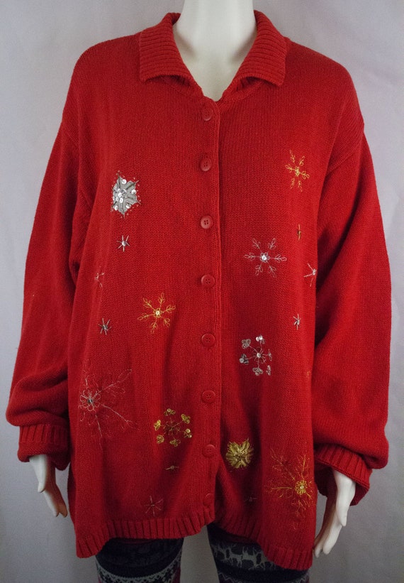 oversized ugly christmas sweater