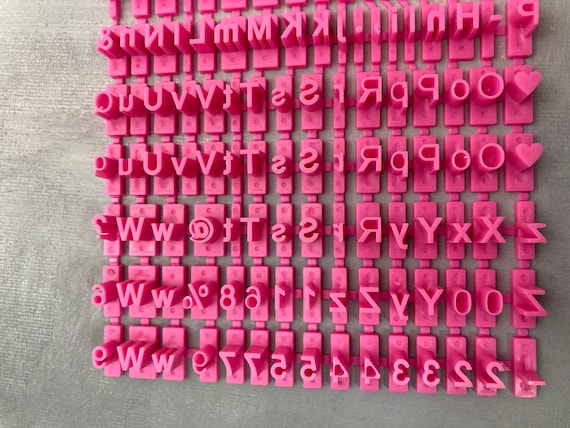 Alphabet, Number, Letter Clay Stamp Impress Embosser Set,cookie Press Stamps,Print  Name Ceramic Pottery Tools