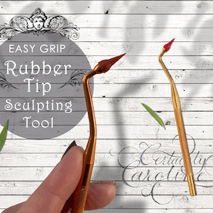 Rubber Tip Sculpting Tool for Detail Smoothing for Polymer Clay, Air Dry Clay and Sculpting Craft Supply