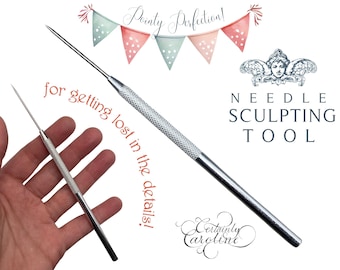 Detailing Tool for Sculpting, Clay Needle Tool, Sharp Pointed Tip Detail Texture Modeling Pottery Crafts
