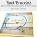Will You Help Me Tie the Knot Knot Bracelet Bridesmaid | Etsy