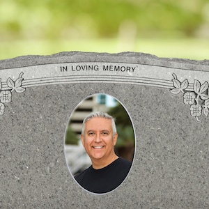 No Fade Headstone Photo- Headstone Picture- Photo Headstone- Picture Headstone- Gravestone Picture- Mausoleum Decoration- Grave Photo