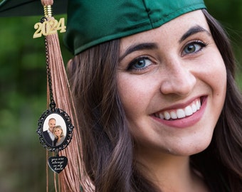 Graduation Cap Photo Charm- Graduation Memory Charm- Graduation Memorial Charm- Graduation Photo Charm- Graduation Rembrance Charm