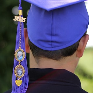 This beautiful Graduation Photo Charm is a wonderful way to carry your loved ones with you on your big day!