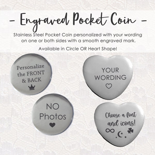 Personalized Pocket Coin- Personalized Pocket Token- Pocket Pebble- Pocket Stone- Inspirational Pocket Coin- Sobriety Coin- Religious Coin