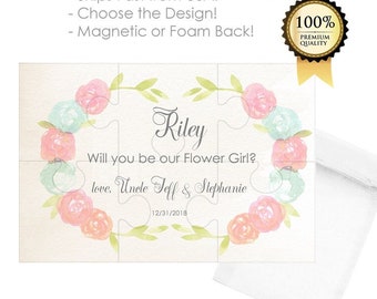 Flower Girl Proposal- Flower Girl Puzzle- Will You Be My Flower Girl Gift- Ask Flower Girl- Will You Be Our Flower Girl- Wedding Proposal